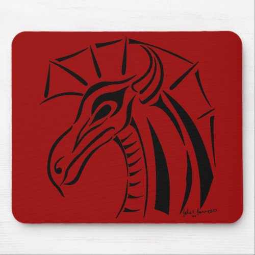 Crested Dragon Mousepad