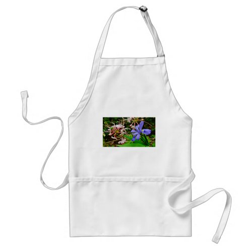 Crested Dwarf Iris Adult Apron