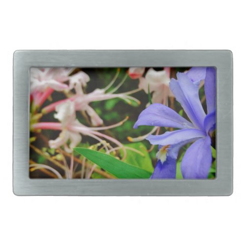 Crested Dwarf Iris Belt Buckle