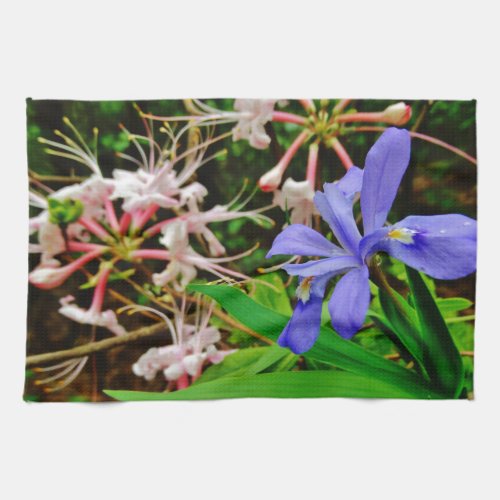 Crested Dwarf Iris Towel