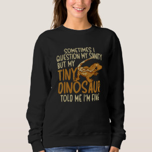 Crested Gecko Eyelash Lizard Reptile Herpetologist Sweatshirt