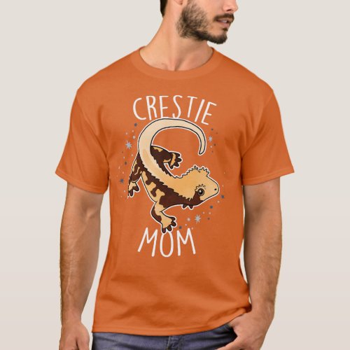 Crested Gecko Mom Lizard Reptile T_Shirt