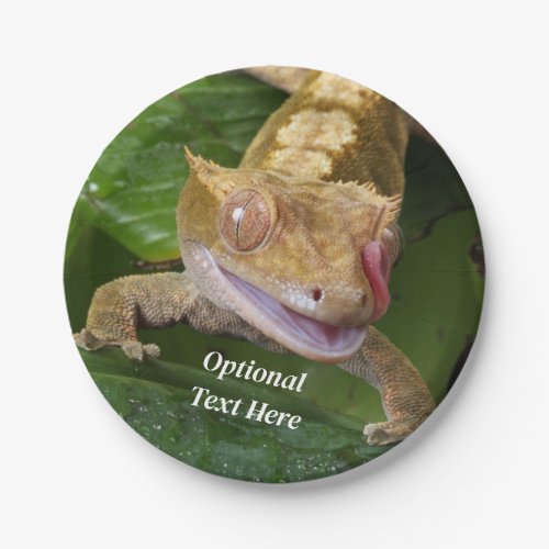 Crested Gecko Paper Plates