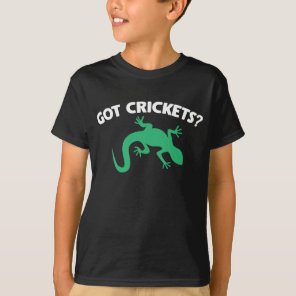 Crested Leopard Gecko Terrarium Got Crickets T-Shirt