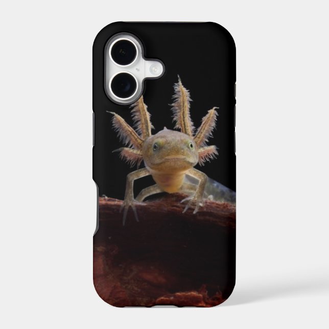 Crested newt larve iphone case (Back)