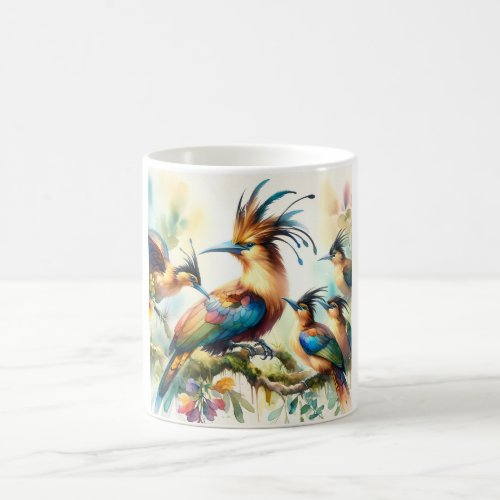 Crested Oropendola 030624AREF112 _ Watercolor Coffee Mug