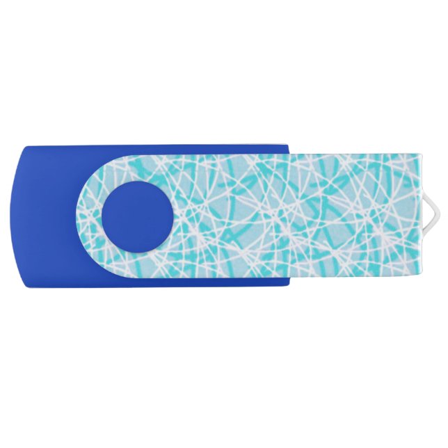 Crestin Wave USB Swivel Flash Drive (Front)