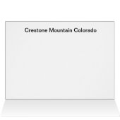 Crestone Mountain Colorado Card (Inside Horizontal (Top))