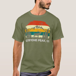 Crestone Peak CO mountain hiking nature outdoor T-Shirt