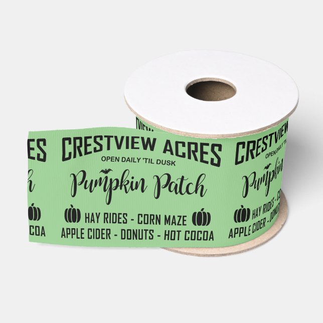 CRESTVIEW ACRES PUMPKIN PATCH Ribbon (Spool)