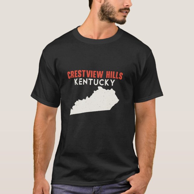 Crestview Hills Kentucky USA State America Travel  T-Shirt (Front)