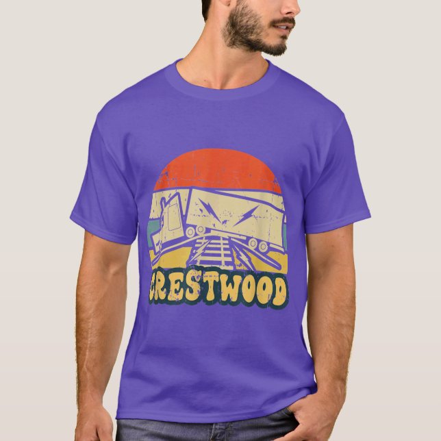 Crestwood Kentucky KY Tourism Semi Truck on Railro T-Shirt (Front)