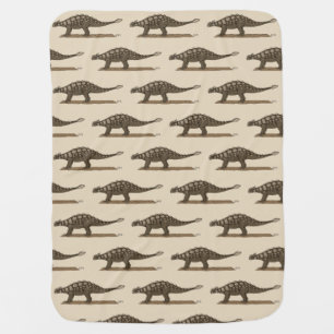 Cretaceous Dinosaur Ankylosaurus Baby Blanket