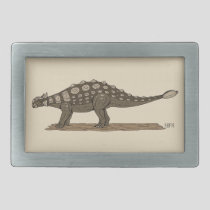 Cretaceous Dinosaur Ankylosaurus Belt Buckle