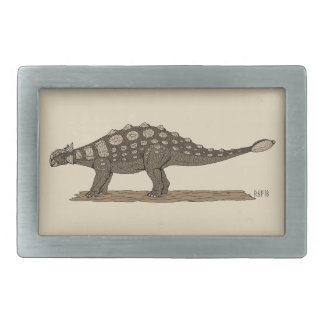Cretaceous Dinosaur Ankylosaurus Belt Buckle