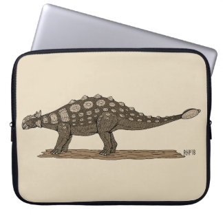 Cretaceous Dinosaur Ankylosaurus Laptop Sleeve