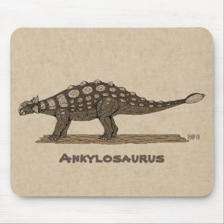 Cretaceous Dinosaur Ankylosaurus Mouse Pad