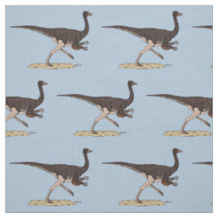 Cretaceous Dinosaur Ornithomimus Fabric