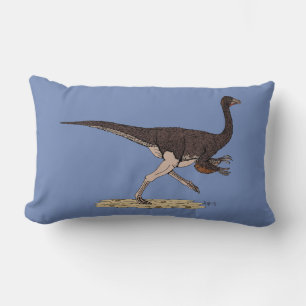 Cretaceous Dinosaur Ornithomimus Lumbar Pillow