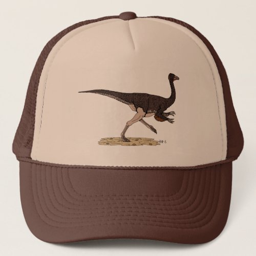 Cretaceous Dinosaur Ornithomimus Trucker Hat