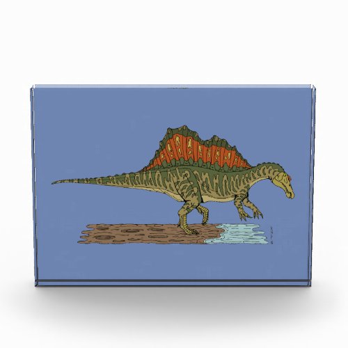 Cretaceous Dinosaur Spinosaurus Photo Block