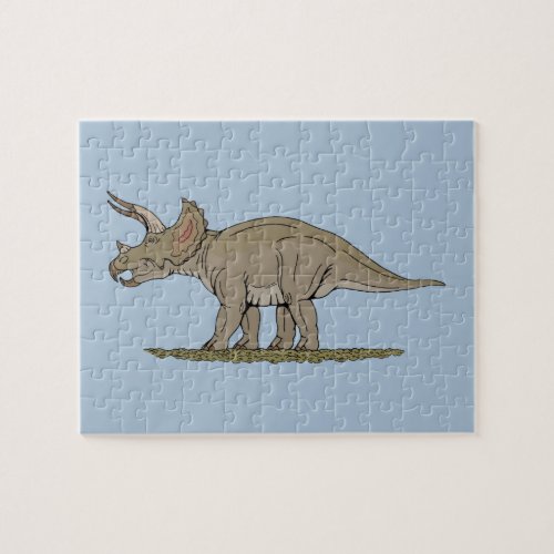 Cretaceous Dinosaur Triceratops Jigsaw Puzzle