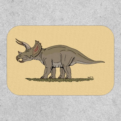 Cretaceous Dinosaur Triceratops Patch