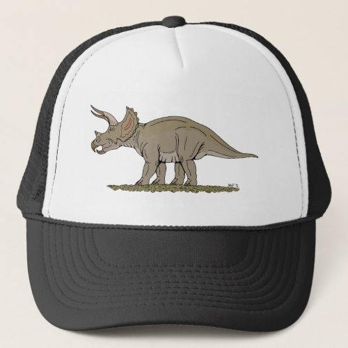 Cretaceous Dinosaur Triceratops Trucker Hat