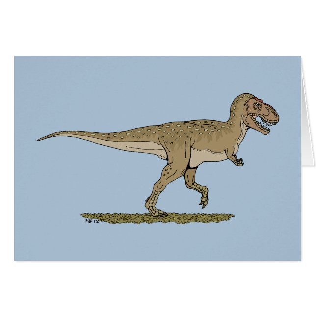 Cretaceous Dinosaur Tyrannosaurus rex (Front Horizontal)