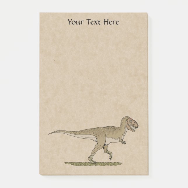 Cretaceous Dinosaur Tyrannosaurus rex Note (Front)