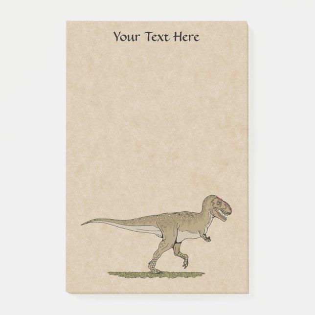 Cretaceous Dinosaur Tyrannosaurus rex Post-it Note (Front)