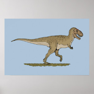 Cretaceous Dinosaur Tyrannosaurus rex Poster