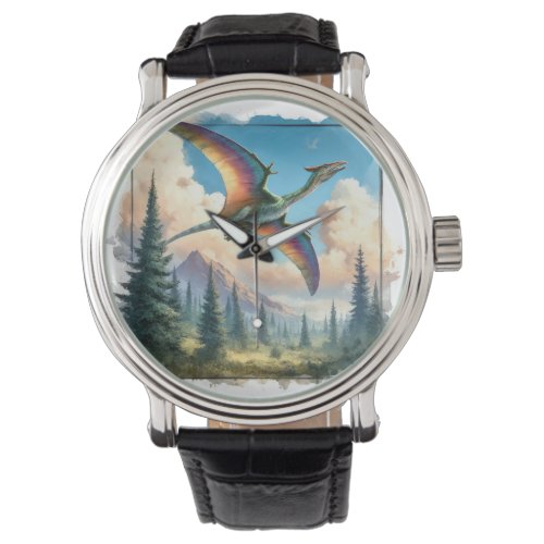 Cretaceous Sky King _ Watercolor Watch