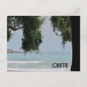 Crete along the Mediterranean Sea Postcard