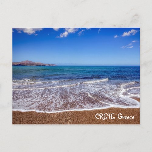 Crete Greece Mediterranean Sea Postcard