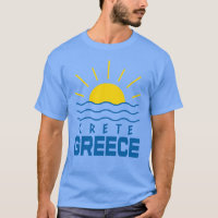 Crete Greece Sunshine And Sea Men's Blue