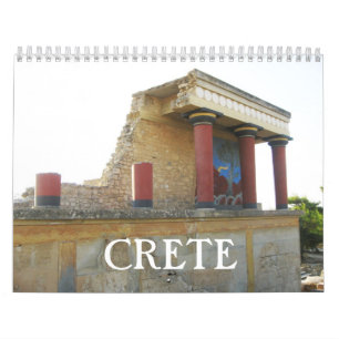 Crete Greek island Calendar