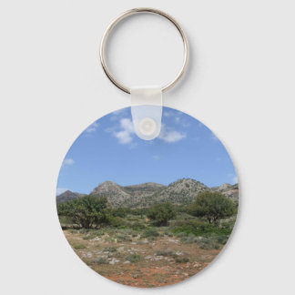 Crete Landscape Keychain