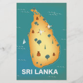 Crete map travel poster (Front)