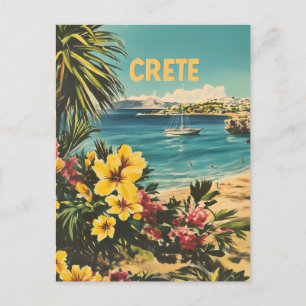 Crete vintage postcard