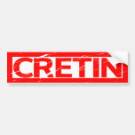 Cretin Stamp Bumper Sticker