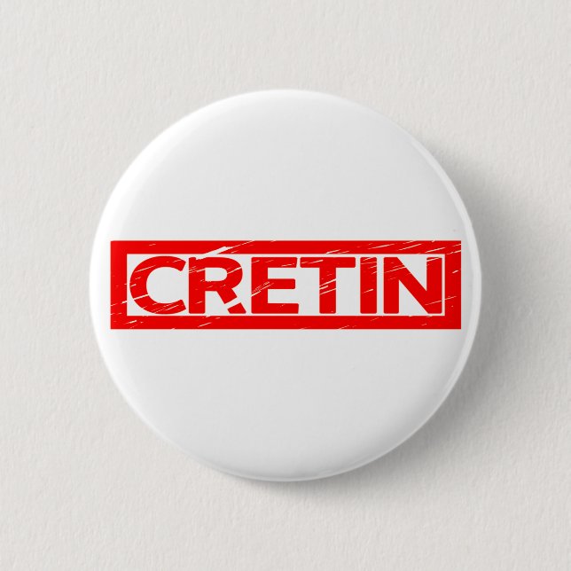 Cretin Stamp Button (Front)