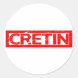 Cretin Stamp Classic Round Sticker