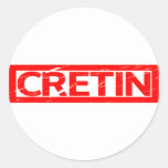 Cretin Stamp Classic Round Sticker