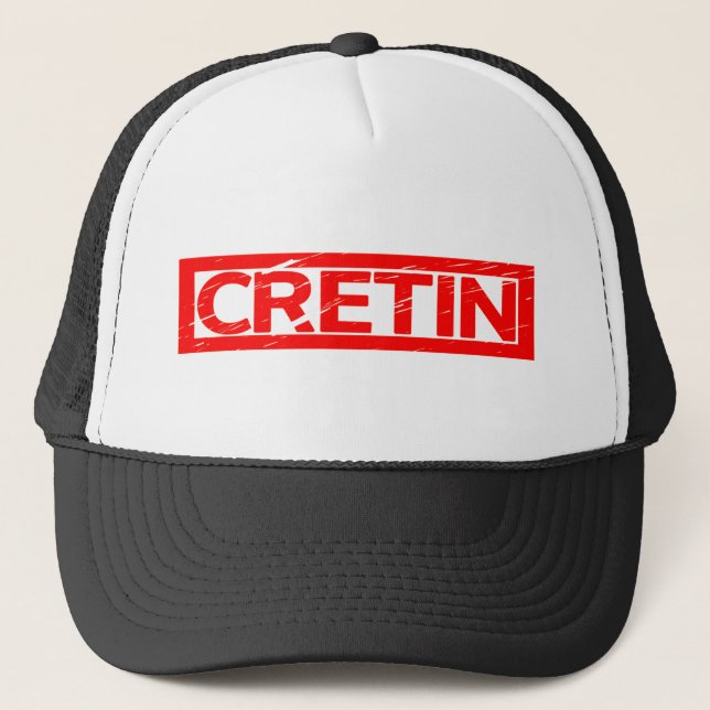 Cretin Stamp Trucker Hat (Front)