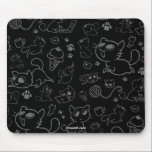 Créu Cat's Mousepad<br><div class="desc">Sleek mouse pad based on CREUCAT.COM's background design!</div>