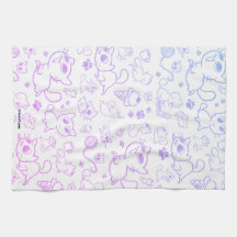 Créu's Kitchen Towel - Purple Gradient