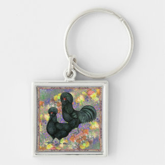 Crevecoeurs and Flowers Keychain