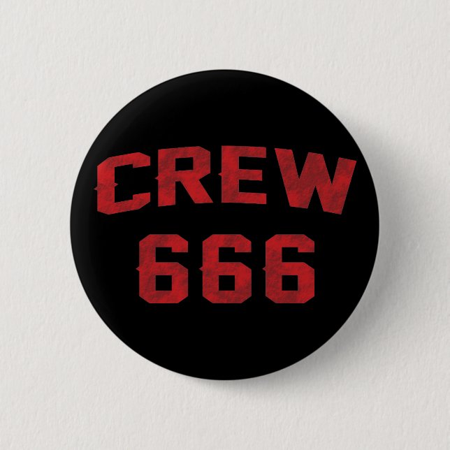 Crew 666 button (Front)