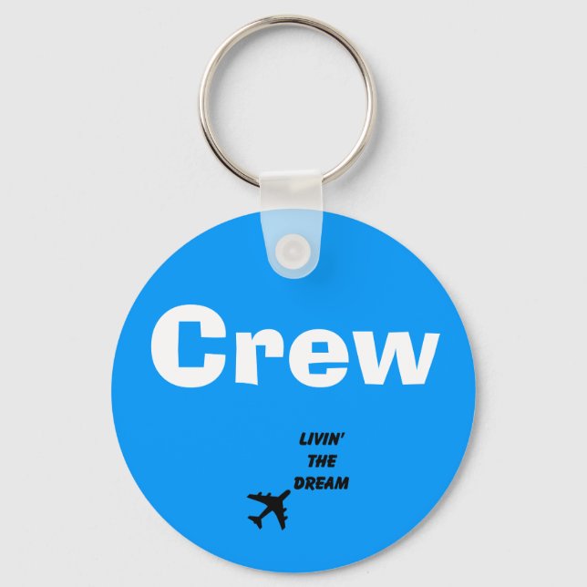 Crew Living Keychain (Front)